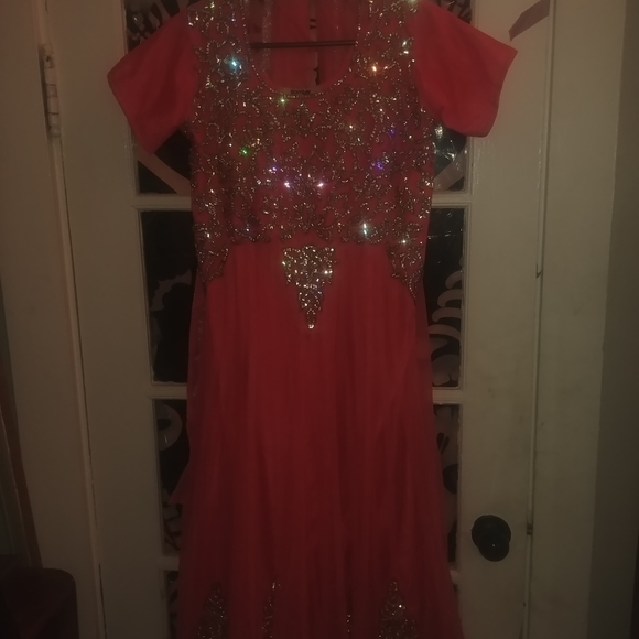 Hand sewn bedazzle dress - Picture 4 of 6
